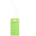 Elkay Plastics 2-5/16 x 4-3/4 Clean Equipment Tag, Green, 500PK TCEG